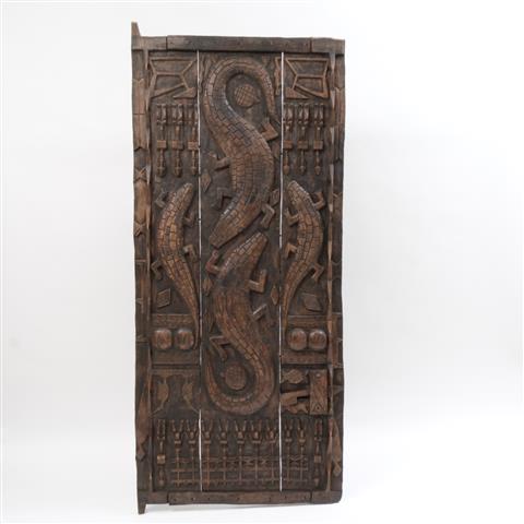Dogon Timsah Kabartmalı Kapı